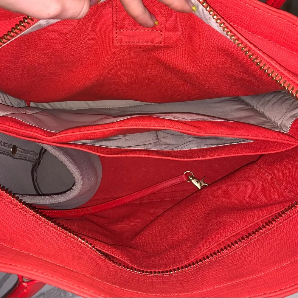 Dagne Dover 15” Tote - Vermilion - Picture 10 of 11